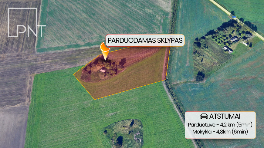 250 arų žemės sklypai Laukagalių km.