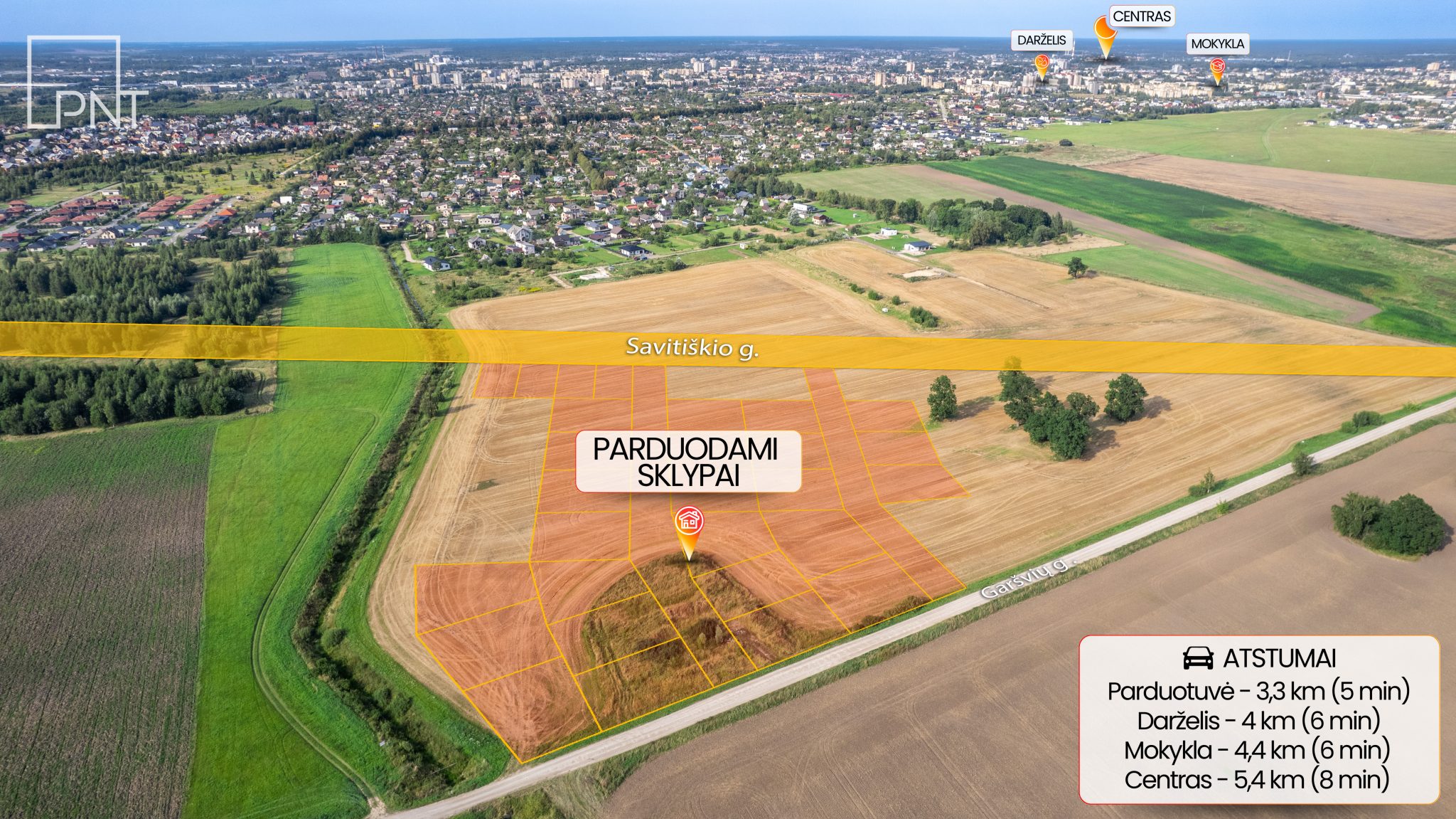 28 namų valdos sklypai Panevėžyje, Ajerų g. 10, Panevėžys, Molainiai – nuotrauka 1