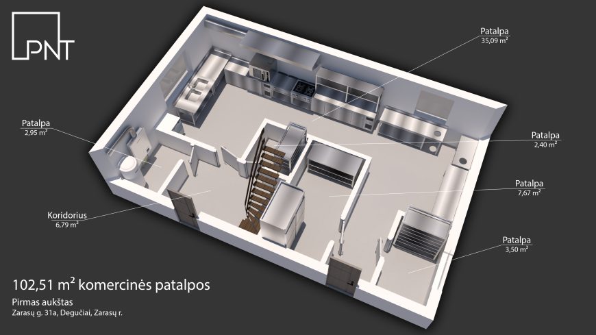 Naujos statybos komercinės patalpos, pritaikytos gamybinei veiklai, Zarasų g. 31a, Degučiai, Zarasų r. – nuotrauka 14