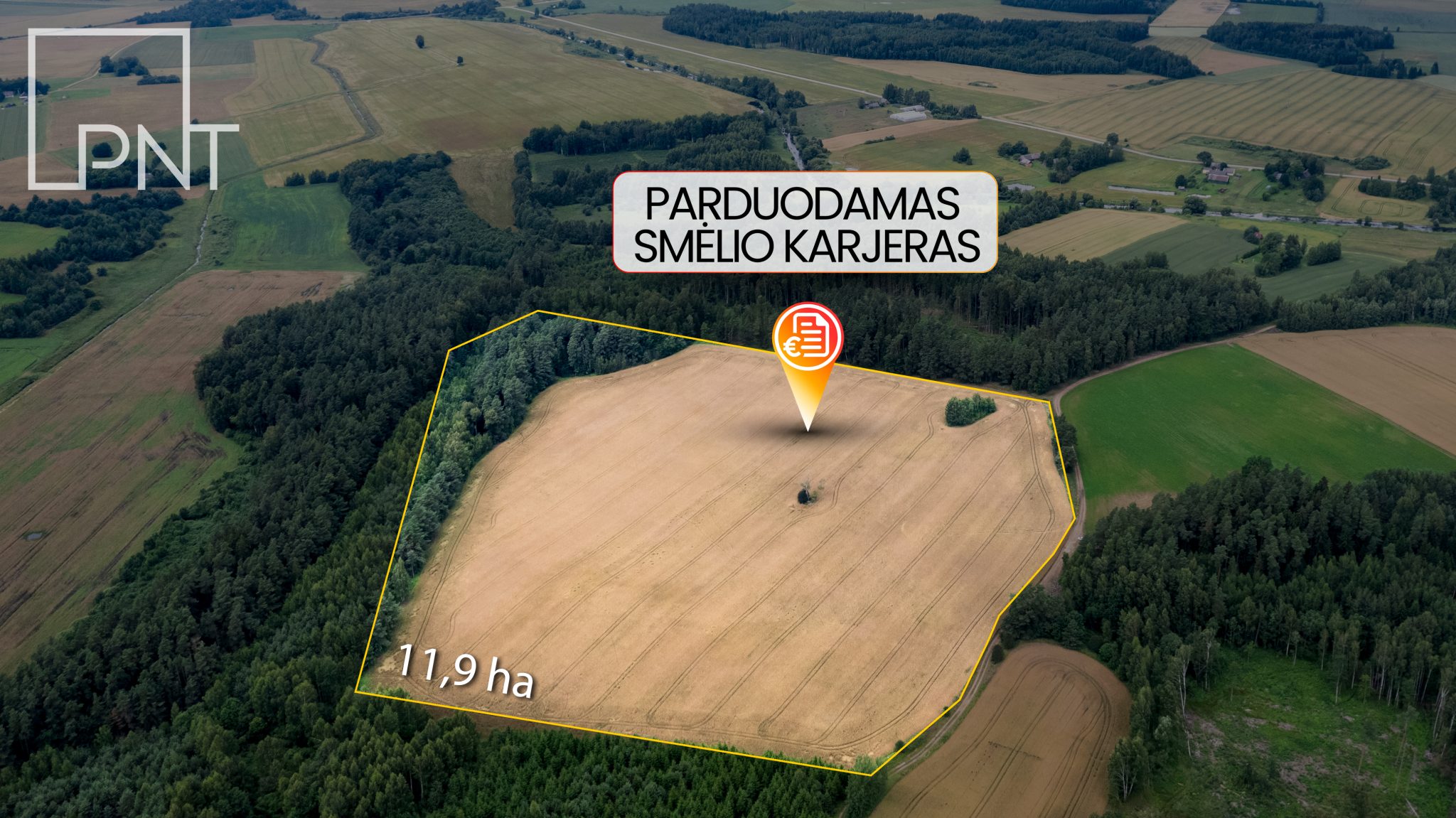 Smėlio karjeras Šilelio kaime, Šilelio k., Rokiškio r. – nuotrauka 1