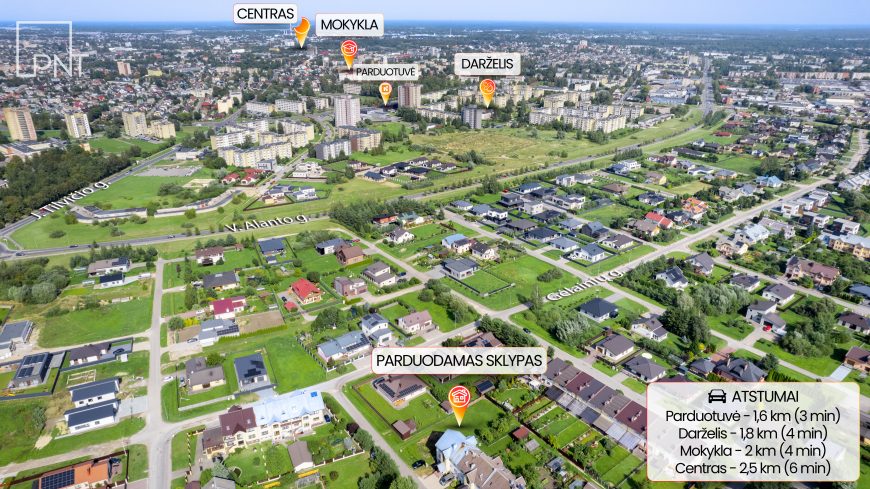 Namų valdos sklypas su projektu ir statybos leidimu, Skrydžio g. 10, Panevėžys, Pilėnai – nuotrauka 2