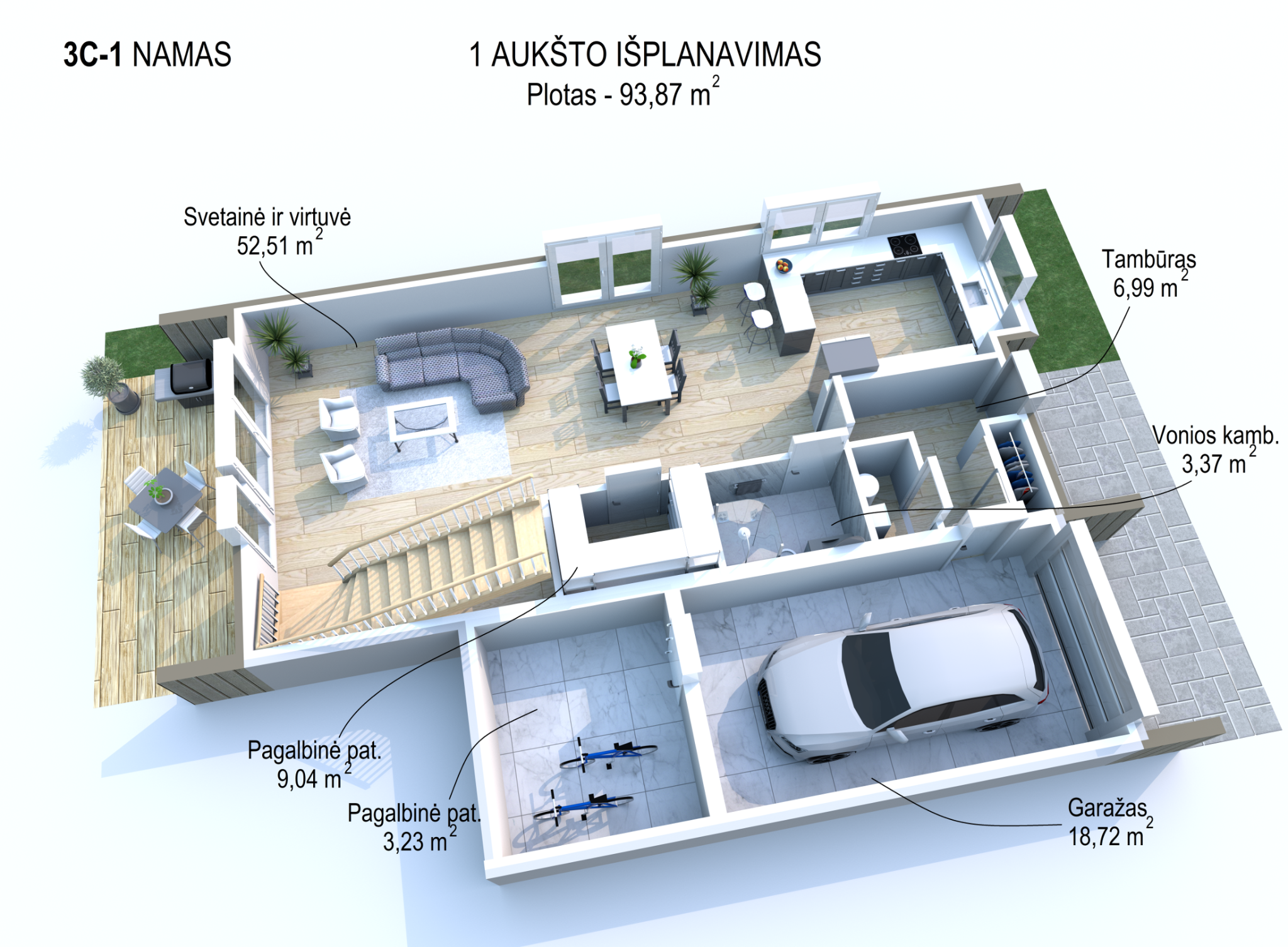 "Nevėžio slėnis" išskirtinis kotedžas prie pat Nevėžio upės, Senasis Vilniaus kel., Liūdynės k., Panevėžio r. – nuotrauka 21