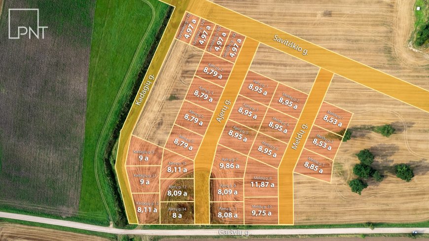 28 namų valdos sklypai Panevėžyje, Ajerų g. 10, Panevėžys, Molainiai – nuotrauka 3