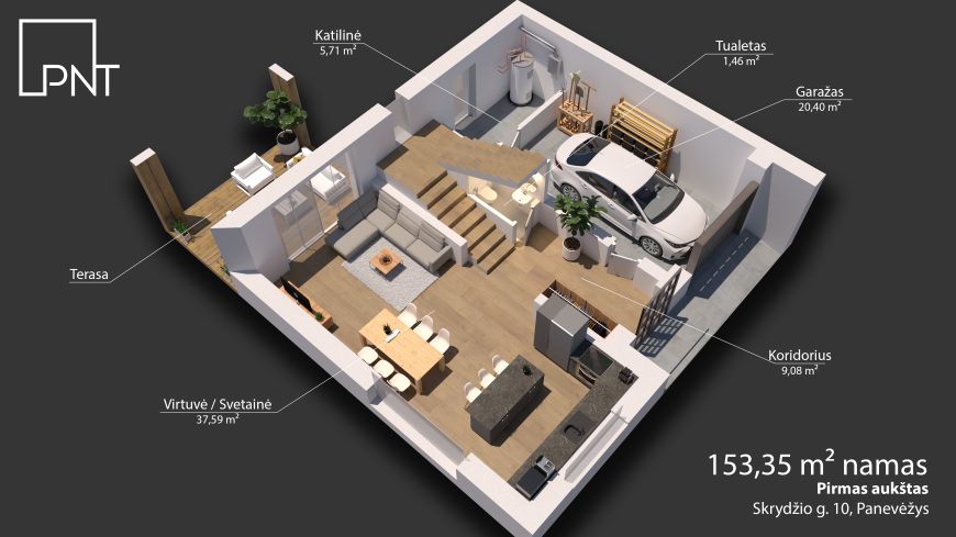 Namų valdos sklypas su projektu ir statybos leidimu, Skrydžio g. 10, Panevėžys, Pilėnai – nuotrauka 4