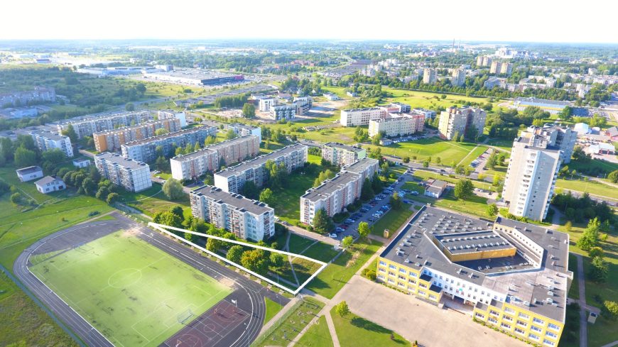 12 arų daugiaaukščių ir aukštybinių gyvenamųjų namų statybos sklypas, Kniaudiškių g. 77b, Panevėžys, Molainiai – nuotrauka 4