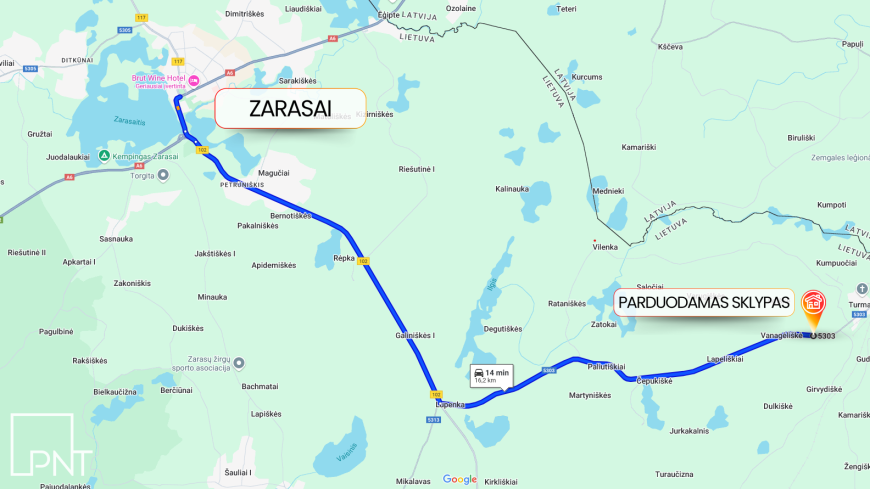 Namų valdos sklypas Zarasų g., Bartkiškės I, km., Zarasų raj., Zarasų g. 37, Bartkiškė I km, Zarasų r. – nuotrauka 5