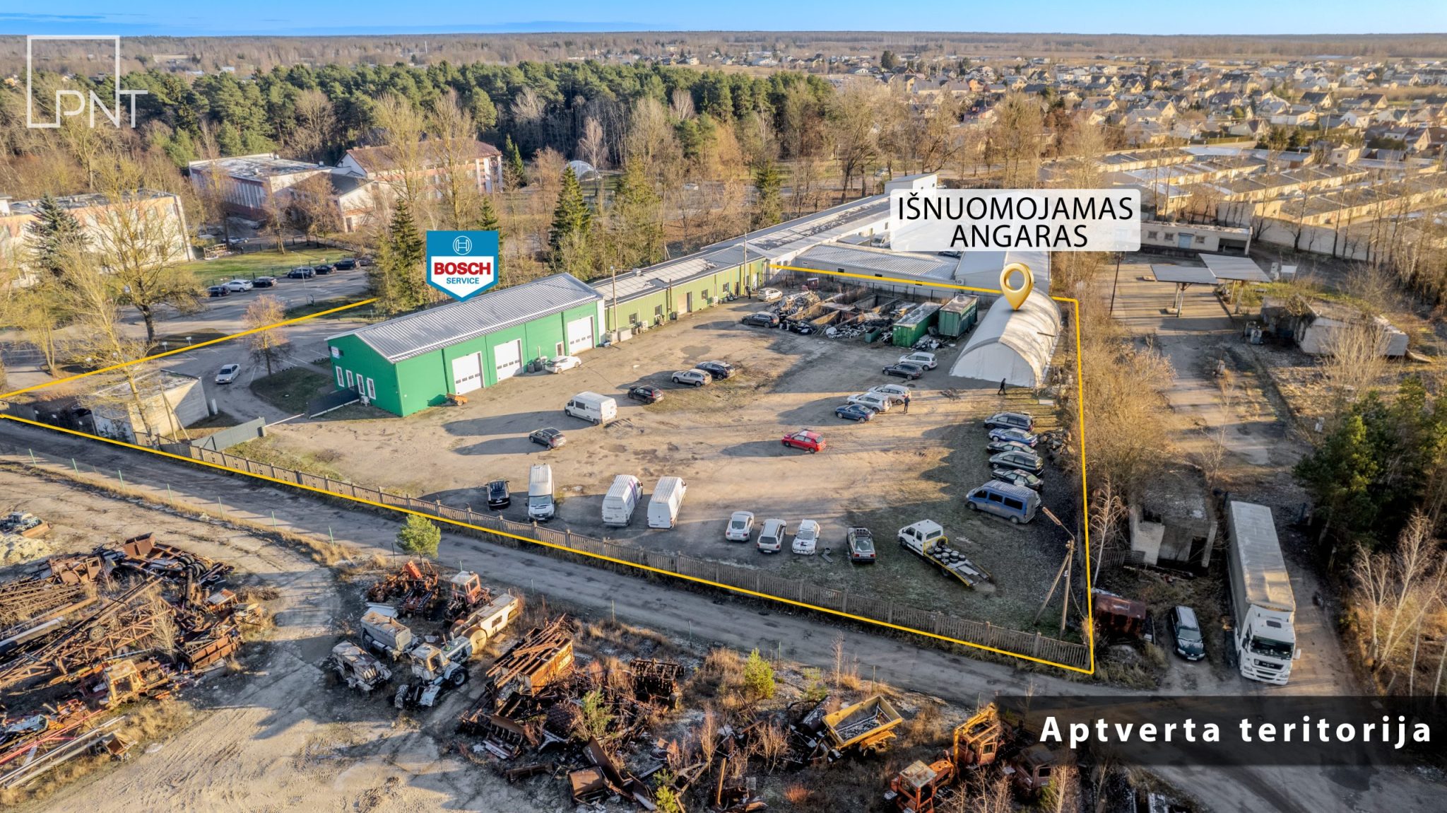 Išnuomojamas 235 m² tentinis angaras, Dembavos g. 31A, Dembava, Panevėžio r. – nuotrauka 1
