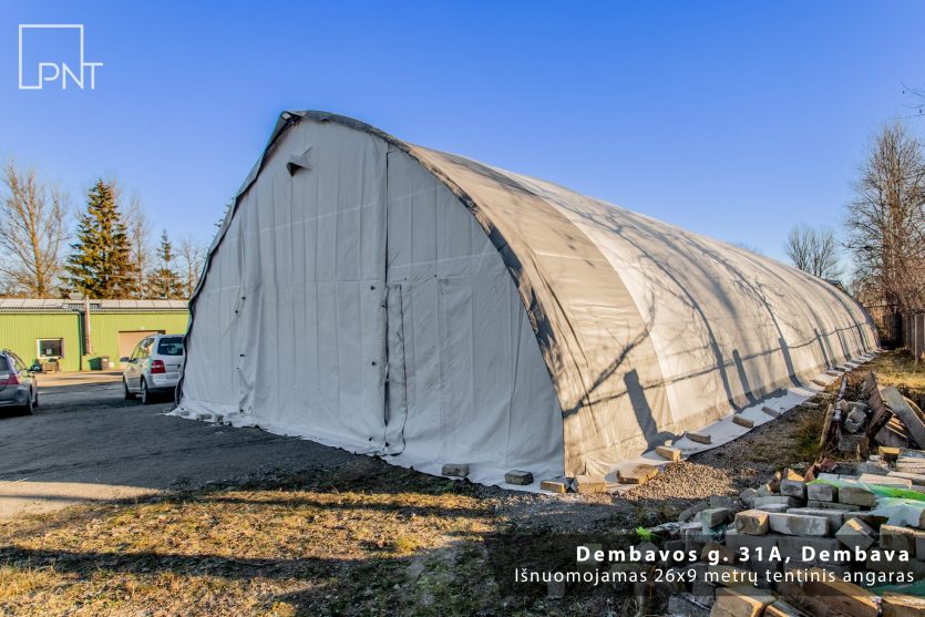 Išnuomojamas 235 m² tentinis angaras, Dembavos g. 31A, Dembava, Panevėžio r. – nuotrauka 5