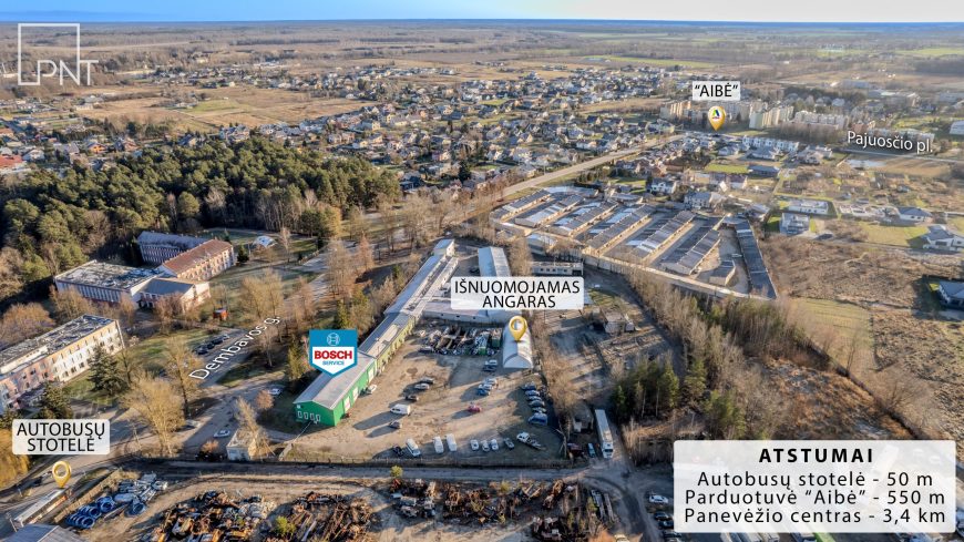 Išnuomojamas 235 m² tentinis angaras, Dembavos g. 31A, Dembava, Panevėžio r. – nuotrauka 6