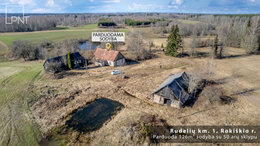 Parduodama sodyba su 50 a žemės sklypu