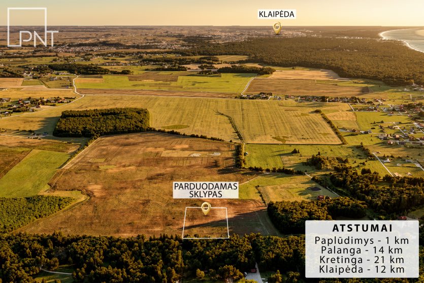 Išskirtinė investicija pajūryje - namų valdos sklypas, Placio g. 83, Karklė – nuotrauka 3