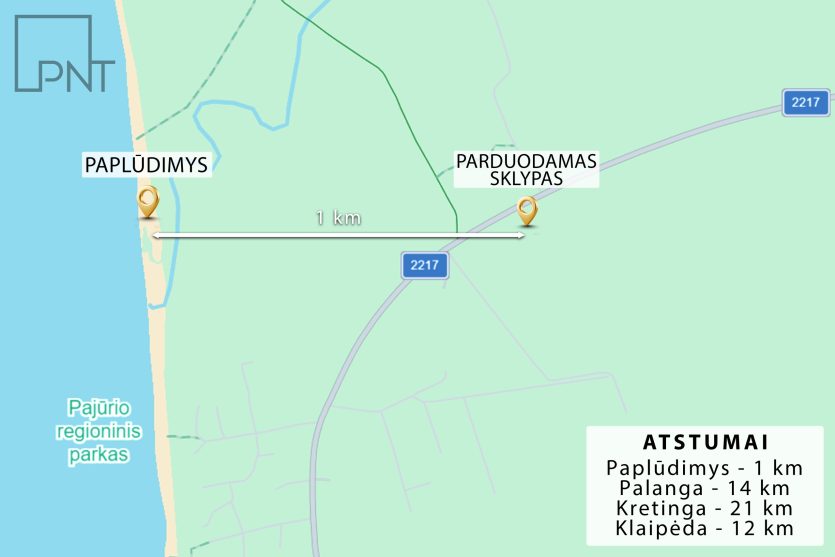 Išskirtinė investicija pajūryje - namų valdos sklypas, Placio g. 83, Karklė – nuotrauka 7