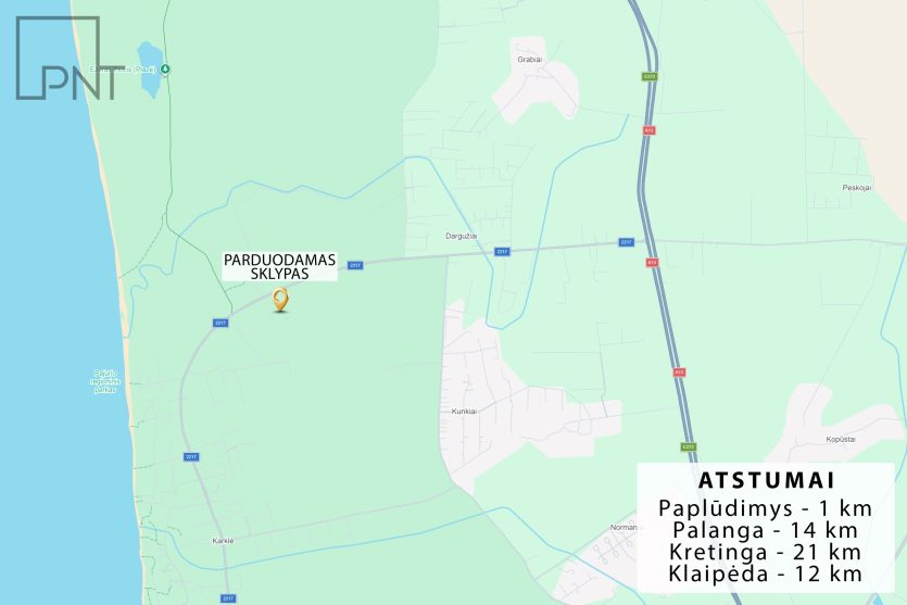 Išskirtinė investicija pajūryje - namų valdos sklypas, Placio g. 83, Karklė – nuotrauka 8