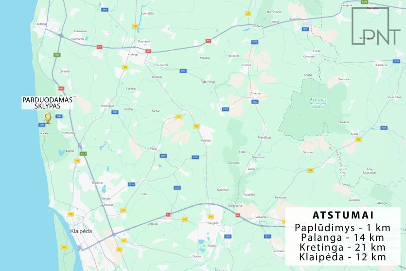 Išskirtinė investicija pajūryje - namų valdos sklypas, Placio g. 83, Karklė – nuotrauka 9