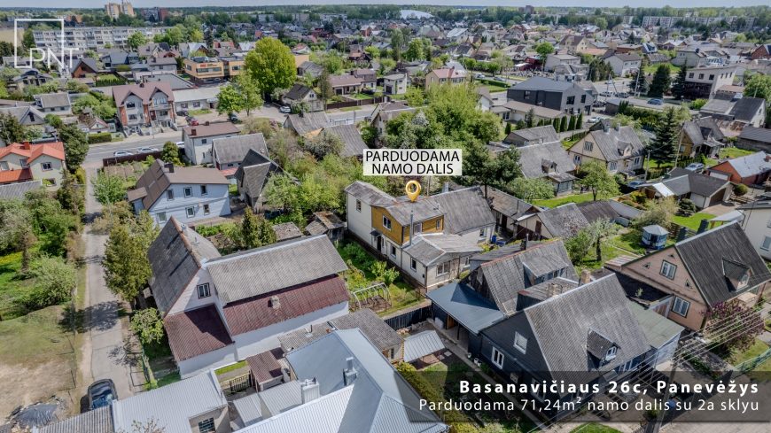 Jauki ir tvarkinga namo dalis pačiame Panevėžio centre, J. Basanavičiaus g. 26c, Panevėžys, Centras – nuotrauka 23