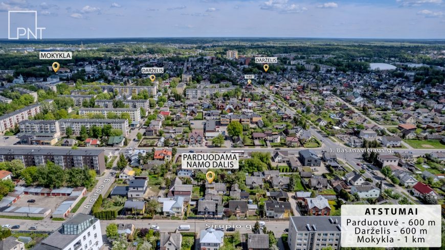 Jauki ir tvarkinga namo dalis pačiame Panevėžio centre, J. Basanavičiaus g. 26c, Panevėžys, Centras – nuotrauka 24