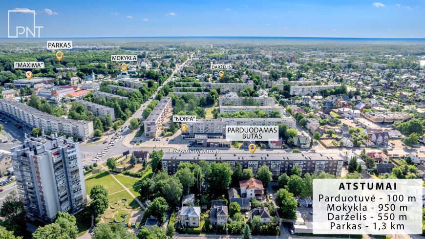 Jaukus 2 kambarių butas pilnai renovuotame name, J. Basanavičiaus g. 6 Panevėžys, Centras – nuotrauka 19
