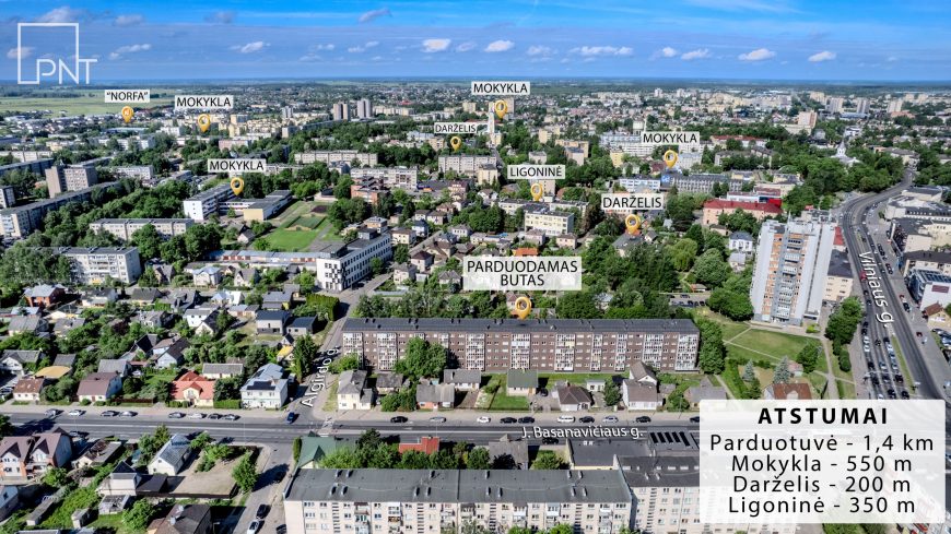 Jaukus 2 kambarių butas pilnai renovuotame name, J. Basanavičiaus g. 6 Panevėžys, Centras – nuotrauka 20
