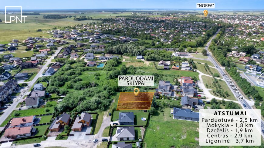 Du namų valdos sklypai populiariausioje Panevėžio dalyje, Gėlainių g. 100, Panevėžys, Stetiškiai – nuotrauka 2