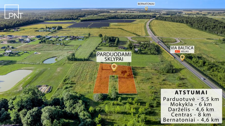 Namų valdos sklypai, Vynupės g. 40E, Vynupė, Panevėžio r. – nuotrauka 1