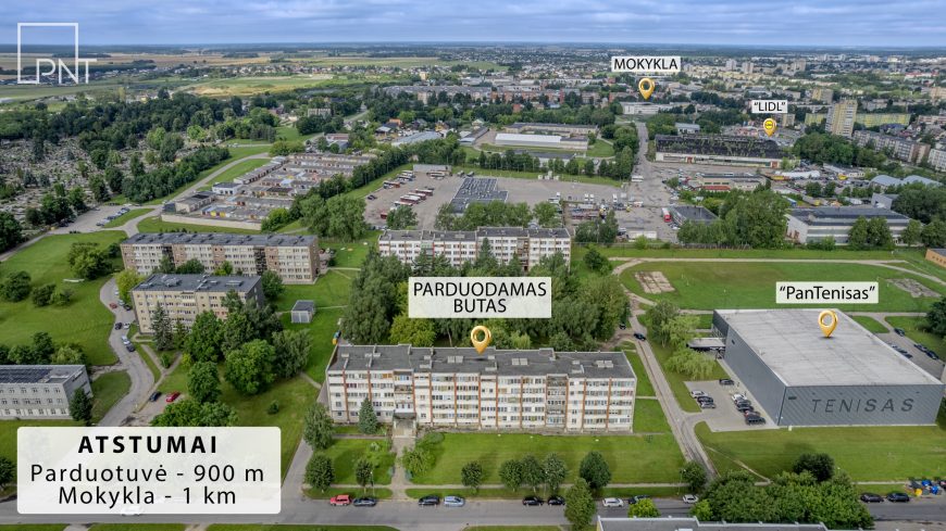 Tvarkingai įrengtas 2 kambarių butas, Staniūnų g. 72, Panevėžys, Žemaičiai – nuotrauka 12