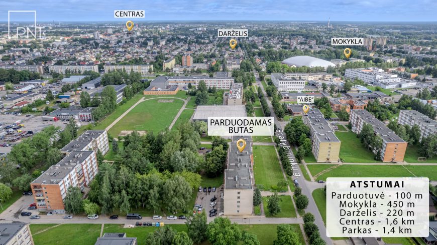 Tvarkingai įrengtas 2 kambarių butas, Staniūnų g. 72, Panevėžys, Žemaičiai – nuotrauka 13
