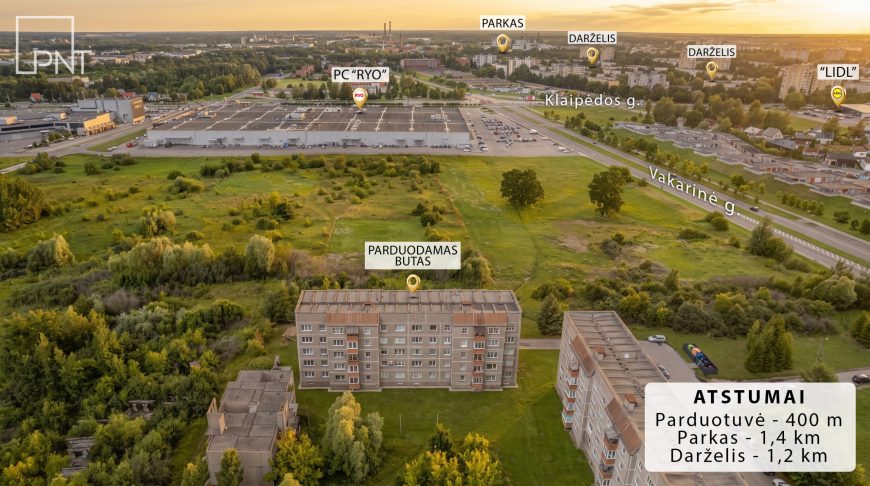 Erdvus 1,5 kambario butas išskirtinėje vietoje, Kniaudiškių g. 113, Panevėžys, Kniaudiškiai – nuotrauka 2
