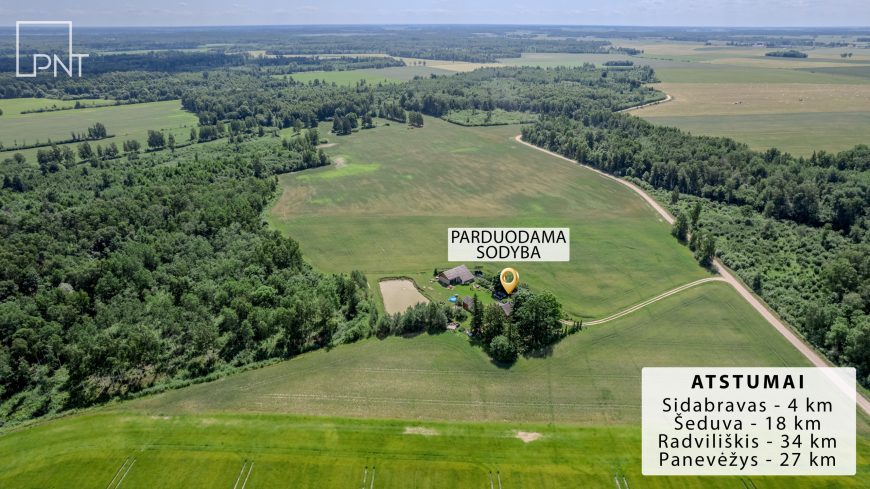 Išskirtinė vienkiemio sodyba su 4,48 ha žemės sklypu, Pakiršnių g. 6, Pakiršniai, Radviliškio r. – nuotrauka 30