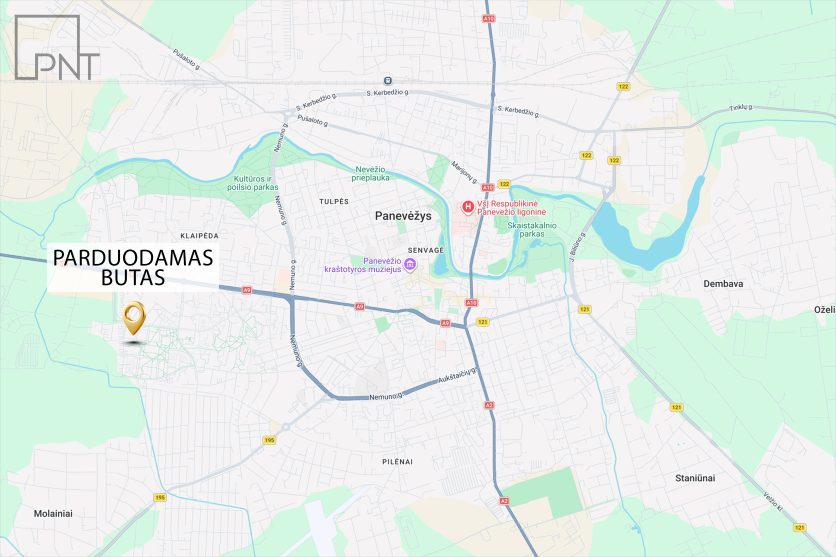 Naujai ir kokybiškai suremontuotas 2 kambarių butas, Kniaudiškių g. 89, Kniaudiškiai, Panevėžys – nuotrauka 30
