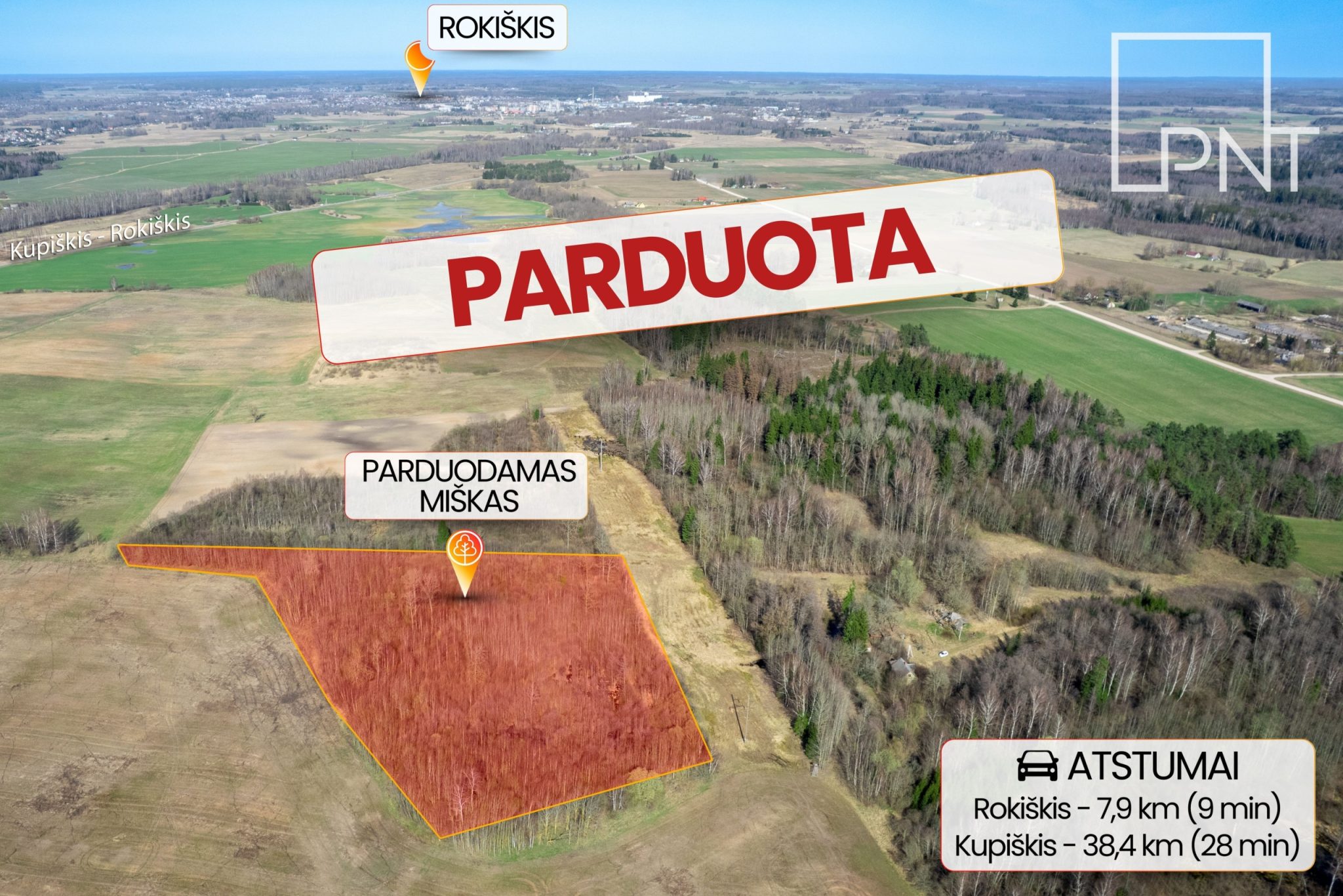 Jaunas 2,49 ha miškas Rokiškio r., Sėdžiūnų k. Rokiškio r. – nuotrauka 1