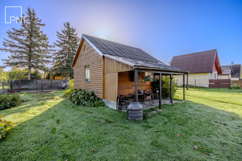 Jaukus sodo namas su rąstine pirtimi, Sanžilės 2-oji g. 6, Bernatoniai, Panevėžio r. – nuotrauka 2