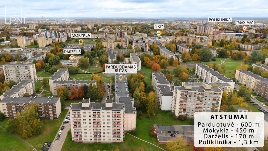 ERDVUS IR ŠVIESUS 2 KAMBARIŲ BUTAS MOLAINIŲ G., Molainių g. 54, Molainiai, Panevėžys – nuotrauka 22