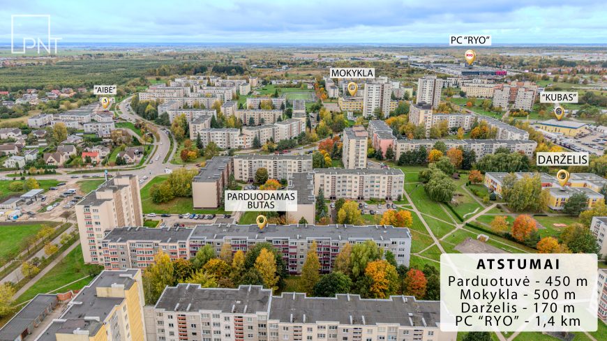 ERDVUS IR ŠVIESUS 2 KAMBARIŲ BUTAS MOLAINIŲ G., Molainių g. 54, Molainiai, Panevėžys – nuotrauka 23